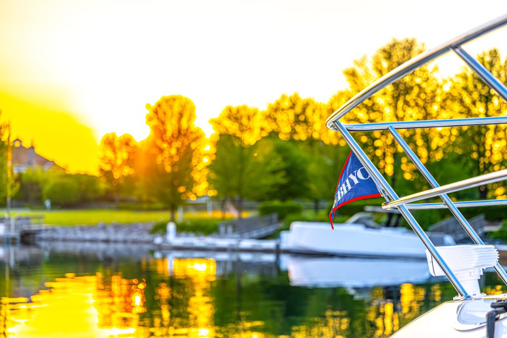 Golden Hour at Bay Harbor: A Nautical Masterpiece