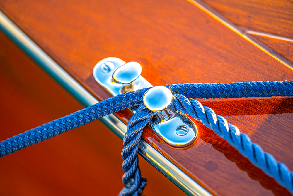Nautical Harmony in Blue and Chrome