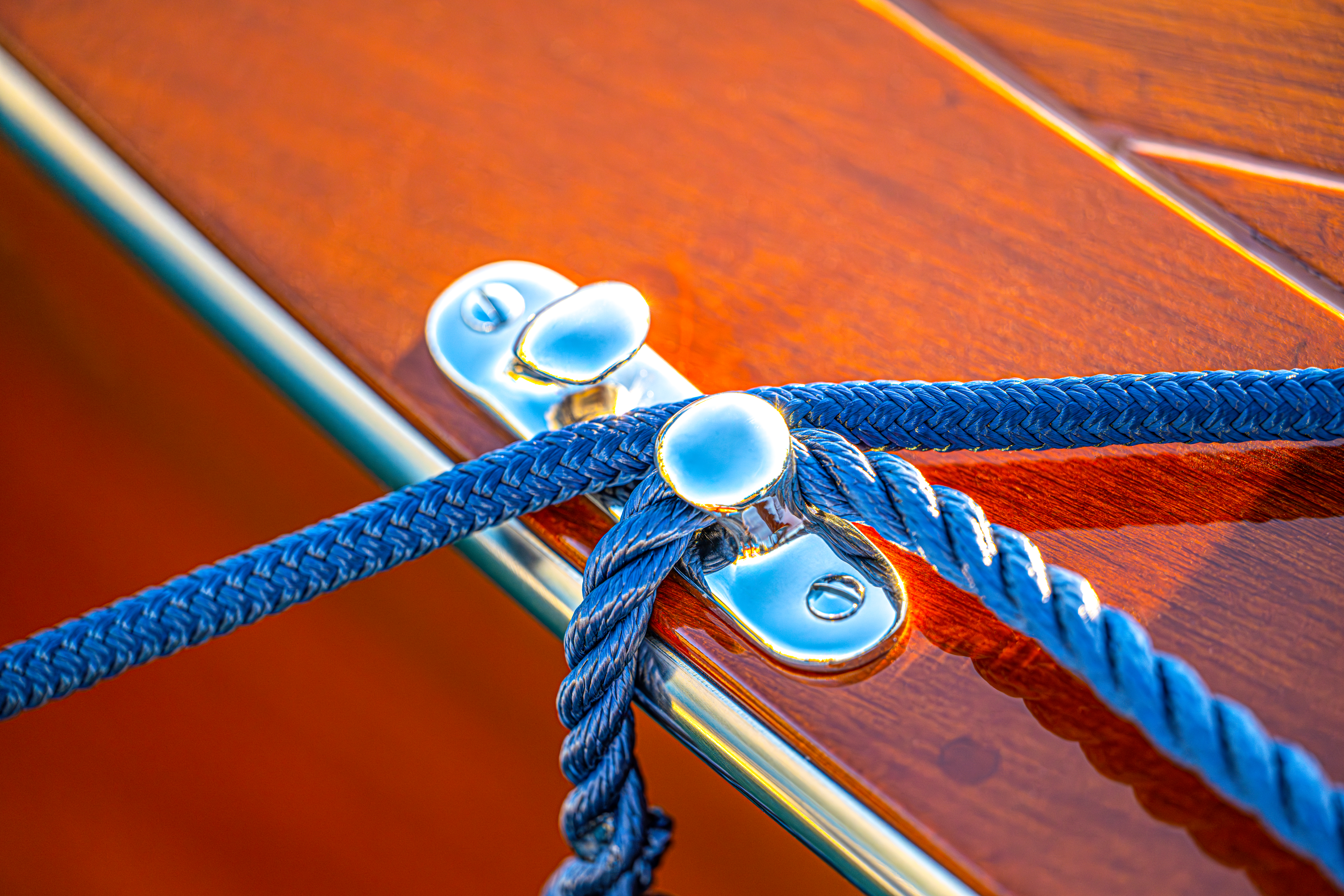 Nautical Harmony in Blue and Chrome