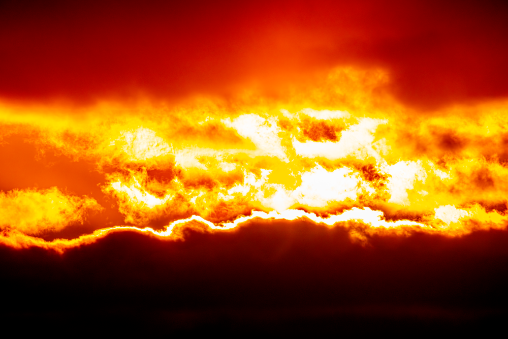 Celestial Fire at Dusk